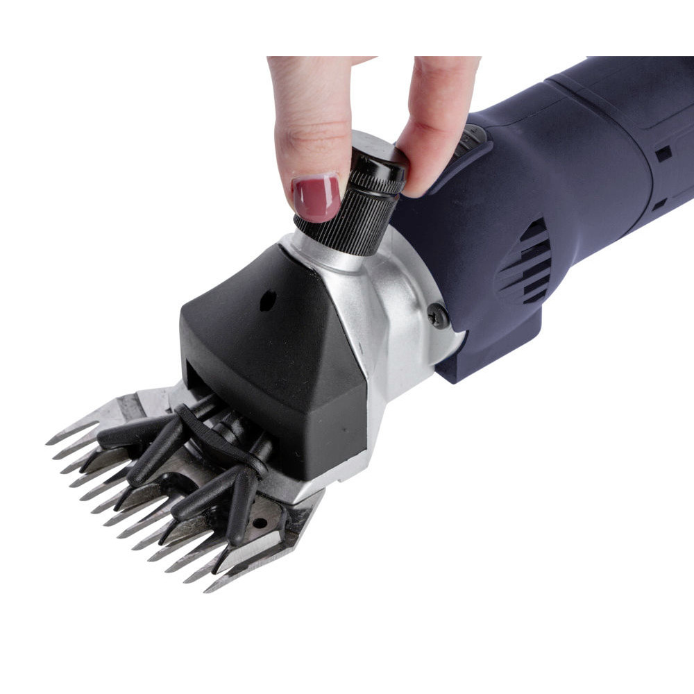 CLIPSTER Schermaschine FarmClipper für Schafe Akku2 mit Wellington Schermesser-Set Typ BB-4,5/Typ 576