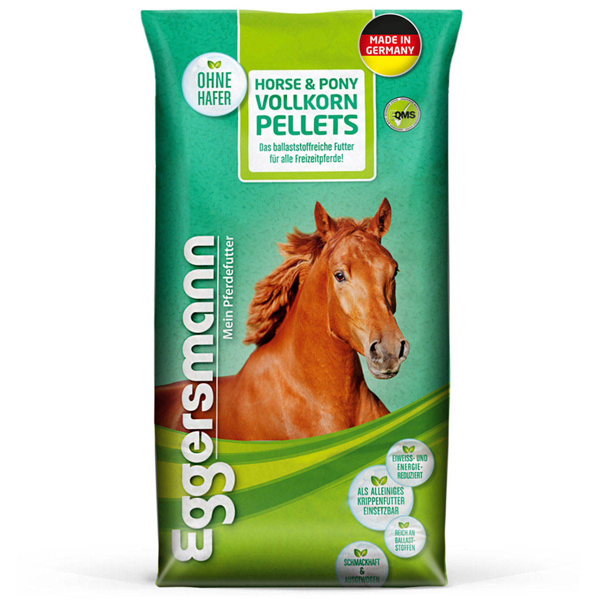 EGGERSMANN HORSE & PONY VOLLKORN PELLETS (10 mm) 