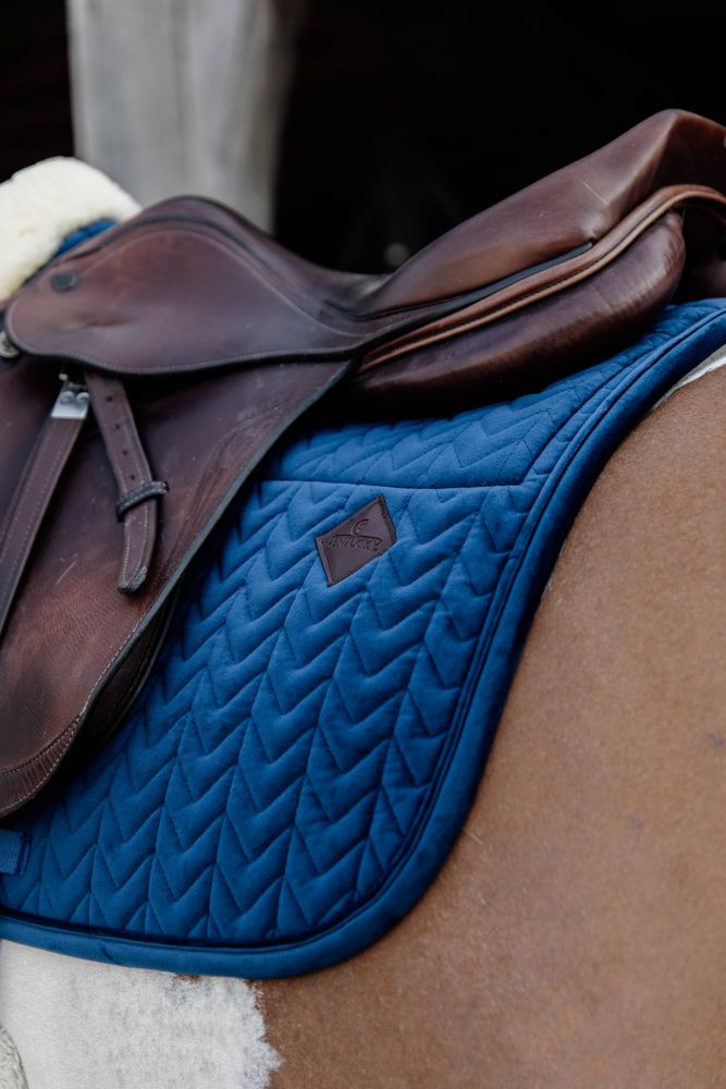 KENTUCKY® HORSEWEAR Skin Friendly Schabracke Velvet Springen, marine