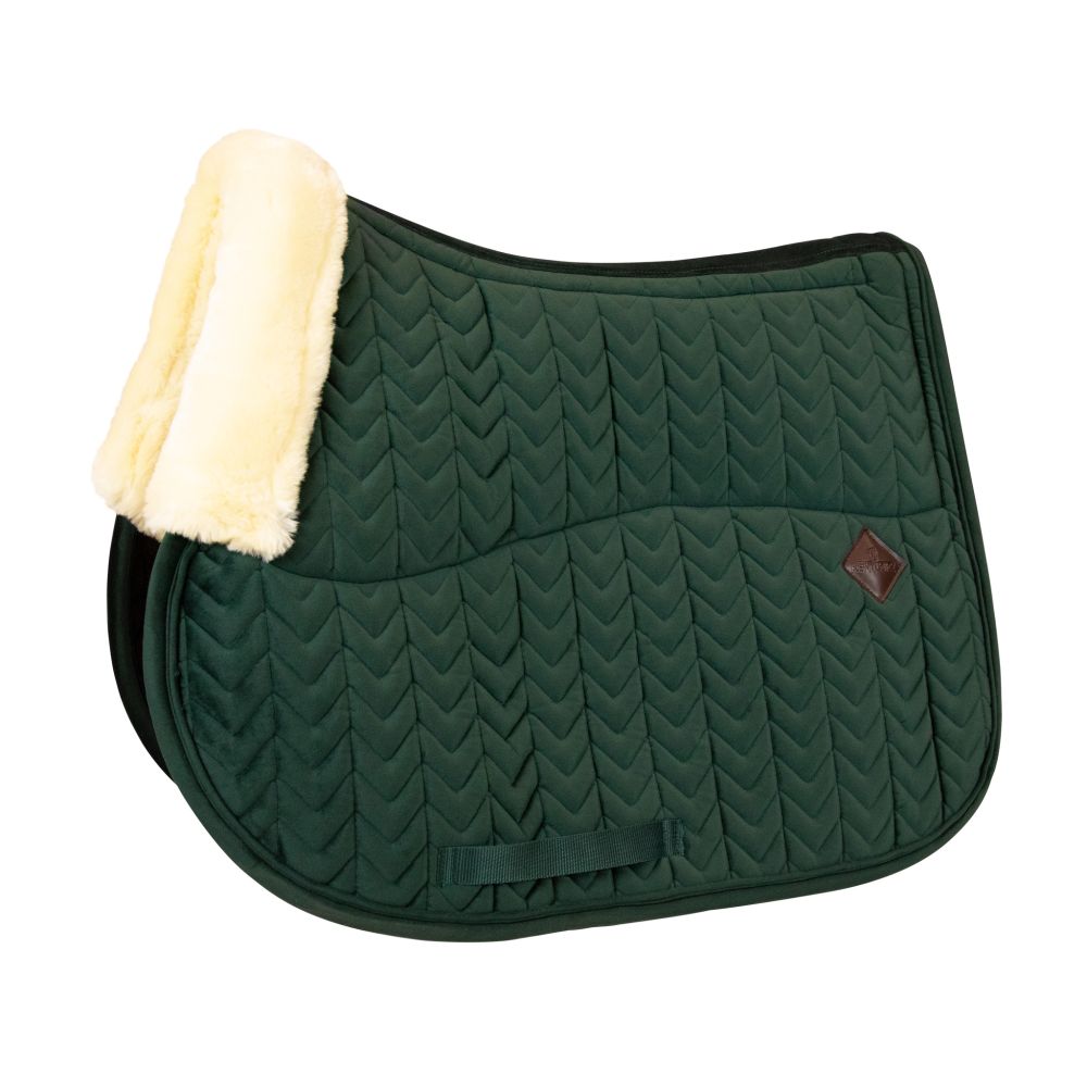 KENTUCKY® HORSEWEAR Skin Friendly Schabracke Velvet Springen, tannengrün