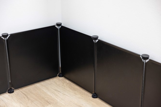 KERBL 6 x Kunststoffwand-Elemente für Freilaufgehege