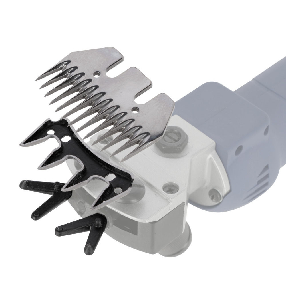 CLIPSTER Schermaschine FarmClipper für Schafe Akku2 mit Wellington Schermesser-Set Typ BB-4,5/Typ 576