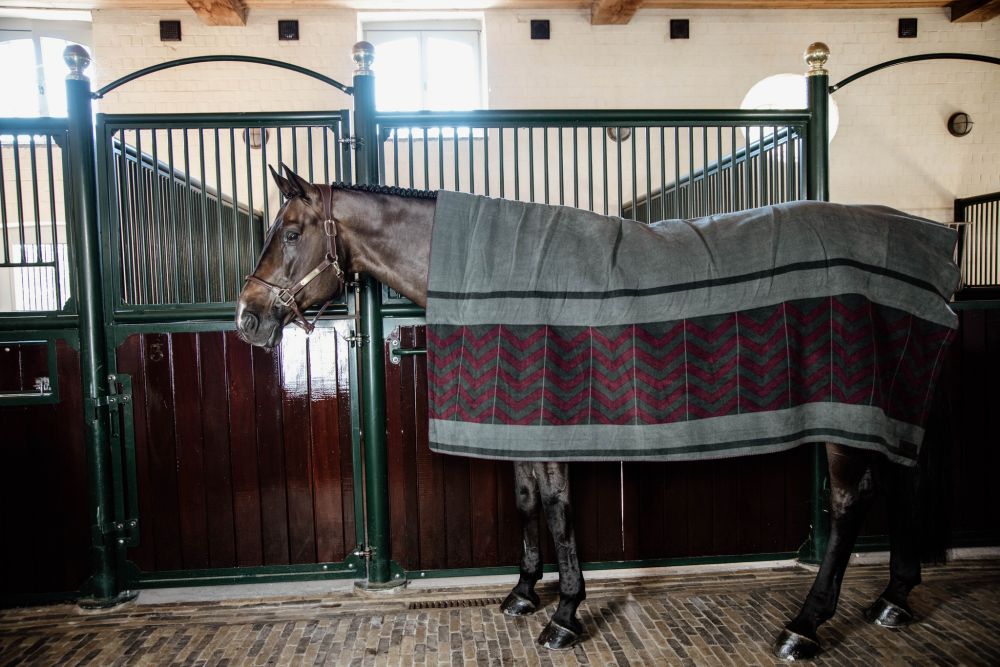 KENTUCKY® HORSEWEAR Fleecedecke Square Fishbone Heavy