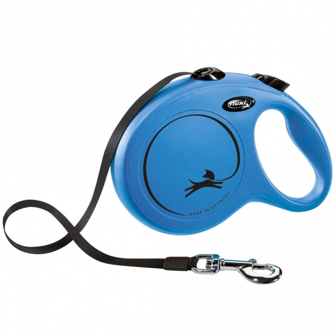 FLEXI Rollleine New CLASSIC Gurt - 8m, bis 50kg 