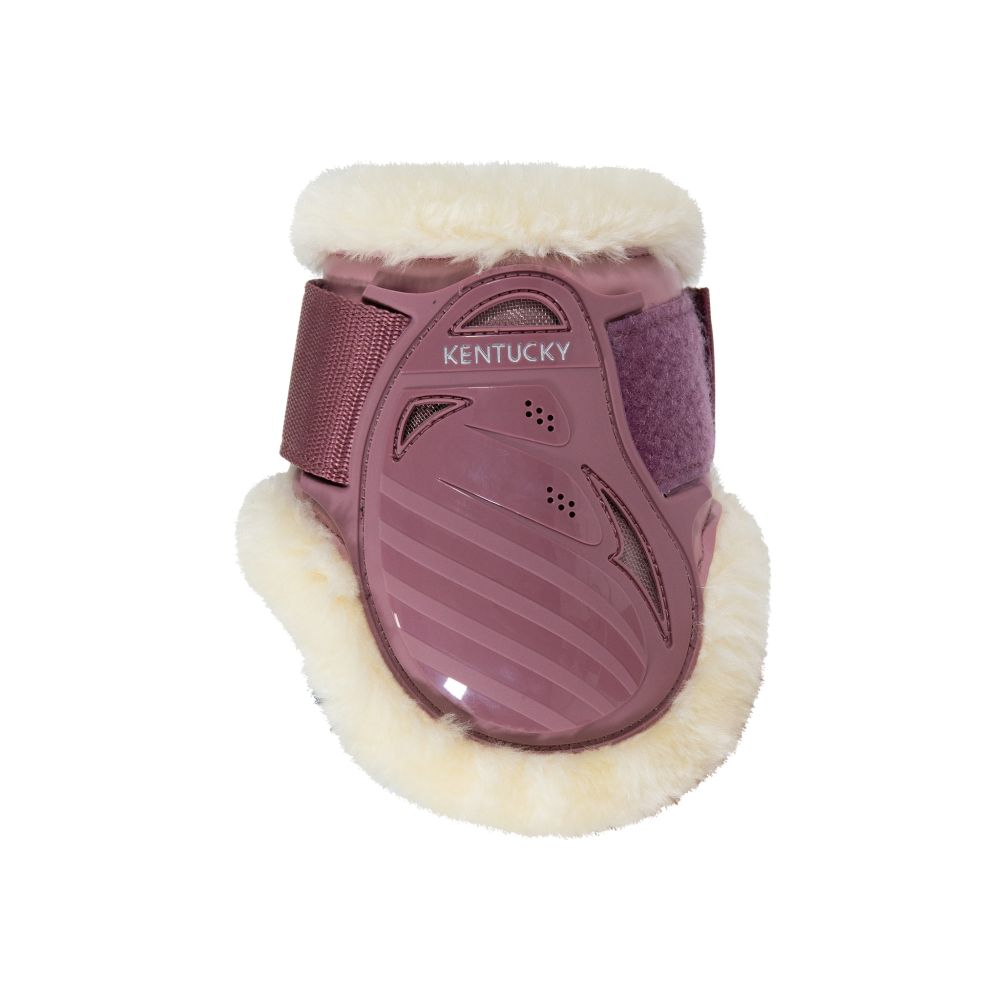 KENTUCKY® HORSEWEAR vegane Lammfell-Streichkappe Young Horse, altrosa