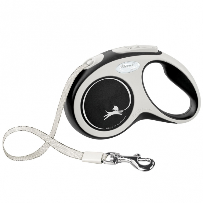 FLEXI Rollleine New COMFORT Gurt - 5m, bis 15kg 