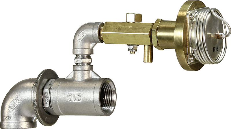 PATURA Frostschutzwächter mit Thermostatventil für Schnellablauftrog 
