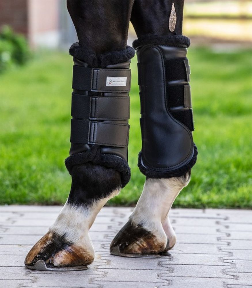 WALDHAUSEN Dressurgamasche Soft, schwarz