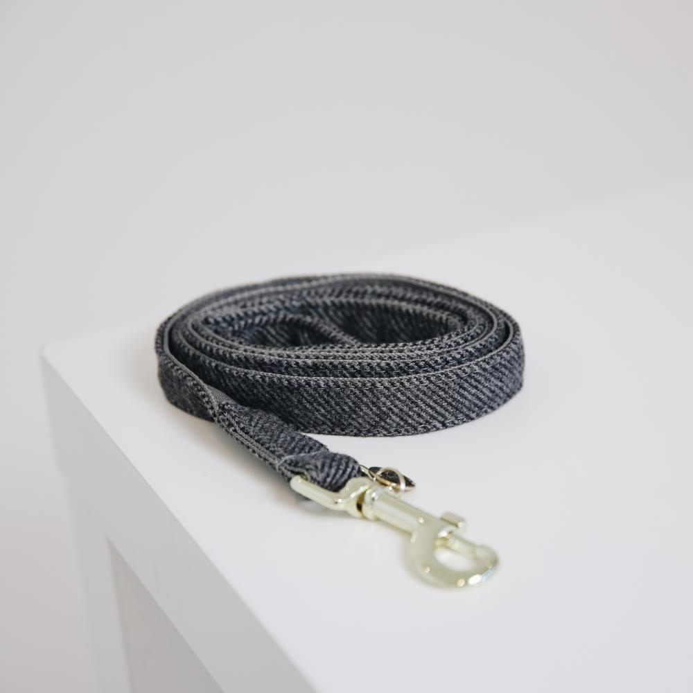 KENTUCKY® DOGWEAR Hundeleine aus Wolle 120 cm, grau