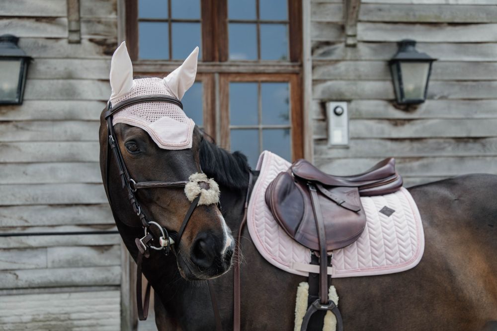 KENTUCKY® HORSEWEAR Schabracke Velvet Pearls Springen, zartes rosa