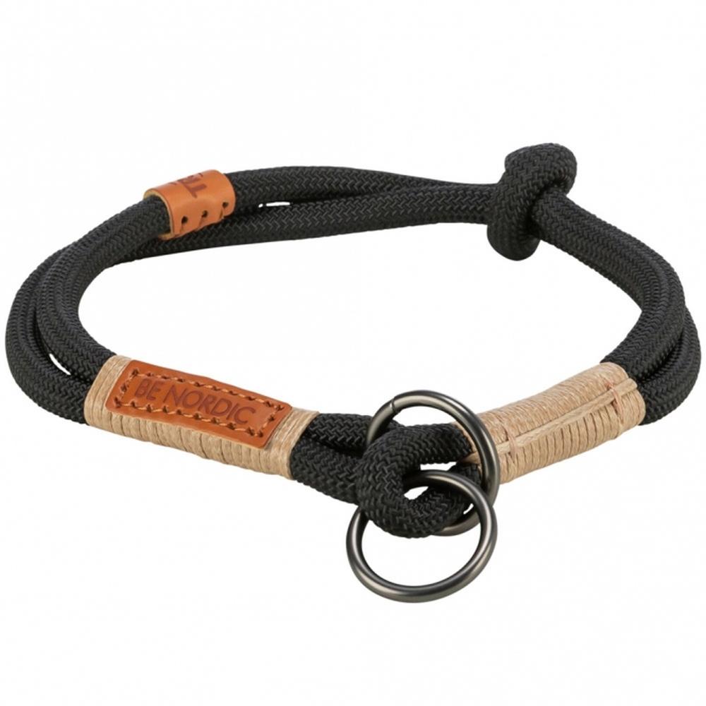 TRIXIE BE NORDIC Zug-Stopp-Halsband, schwarz/sand