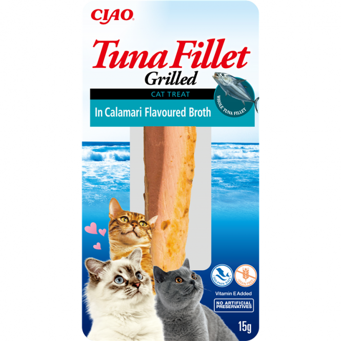 Inaba Churu Thunfischfilet mit Tintenfisch - 15 g