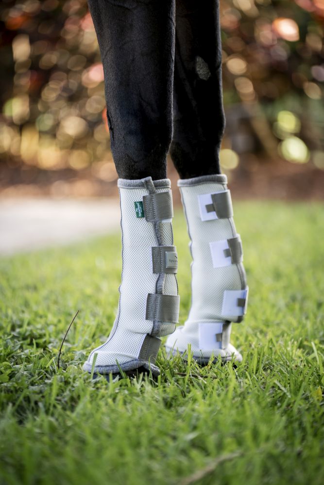 HORSEWARE® Fly Boots, silver/titanium
